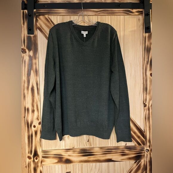 NWT Mens Heather Sweater Green XXL - Picture 1 of 8
